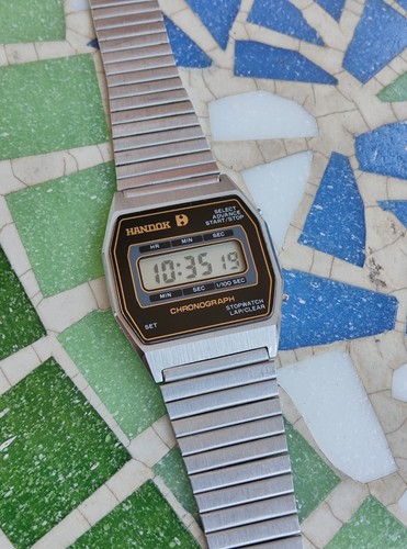 Vintage lcd digital watch - vintage,
